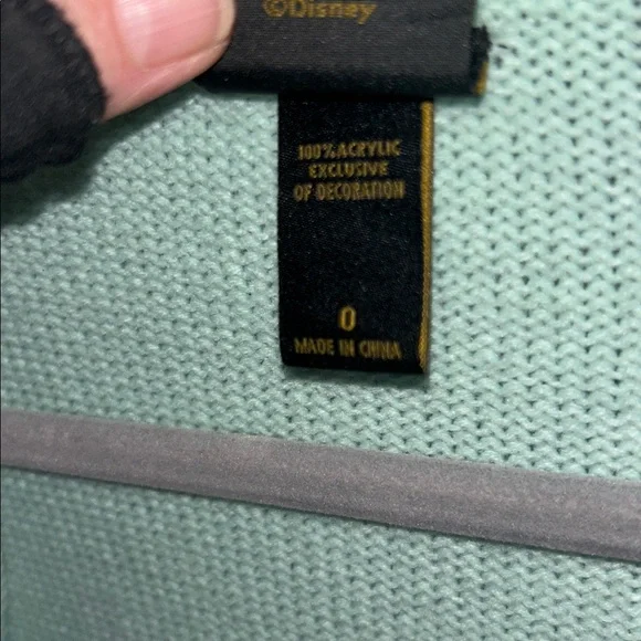 HP🎊Mint Green Women's Open Front Little Mermaid Cardigan Sweater - Picture 6 of 6